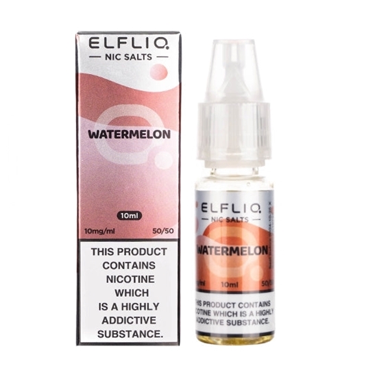 Picture of ELF LIQUID WATERMELON NIC SALT 10MG 10MLx10