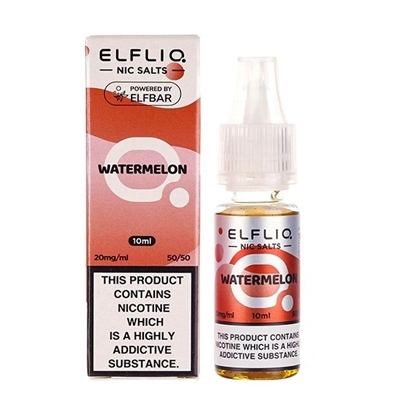 Picture of ELF LIQUID WATERMELON NIC SALT 20MG 10MLx10