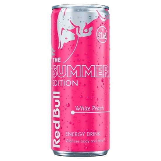 Picture of PM £1.65 RED BULL SUMMER WHITE PEACH 250ML X 12