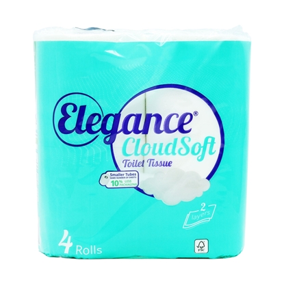 Picture of ELEGANCE TOILET TISSUE 2PLY 4PK X 12