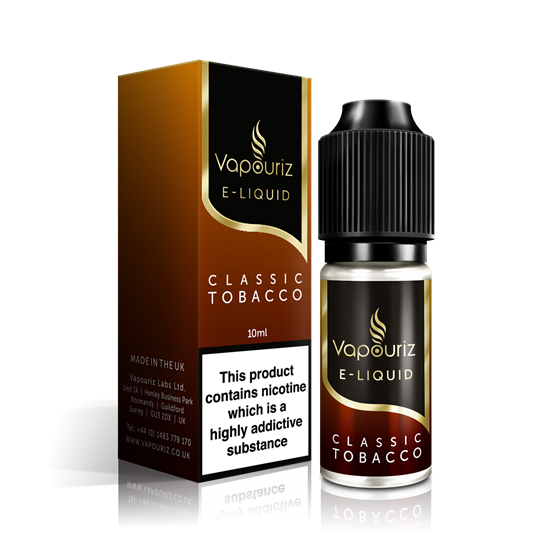 Picture of VPZ CLASSIC TOBACCO E LIQUID 10ML 0MG X 10