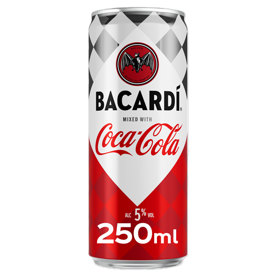 Picture of BACARDI & COKE CAN 250ML