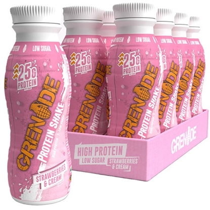 Picture of GRENADE MILKSHAKE STRAWBERRY & CREAM 330ml x 8
