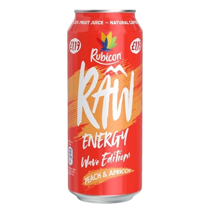 Picture of PM £1.19 RUBICON RAW PEACH APRICOT 500ML X 12