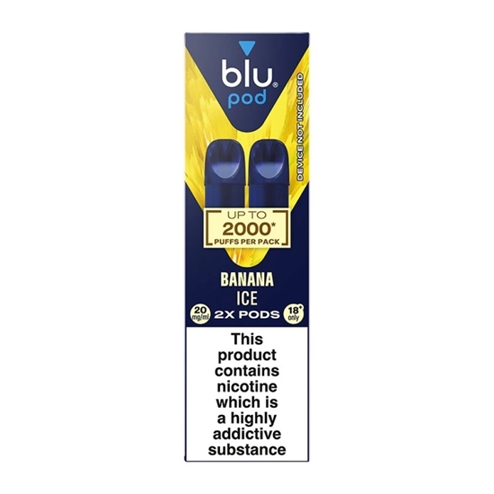 Picture of BLU BAR POD 2000 BANANA ICE 20MG X 10