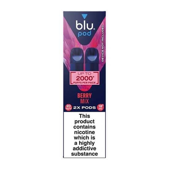 Picture of BLU BAR POD 2000 BERRY MIX 20MG X 10