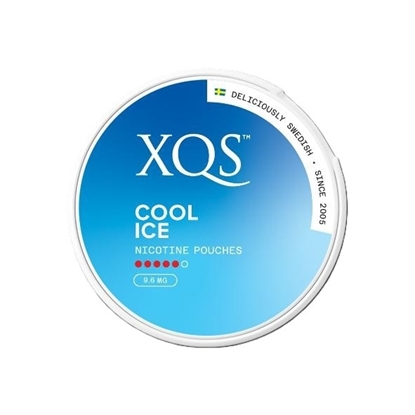 Picture of XQS NICOTINE POUCH COOL ICE 20x9.6MG CANS X 10