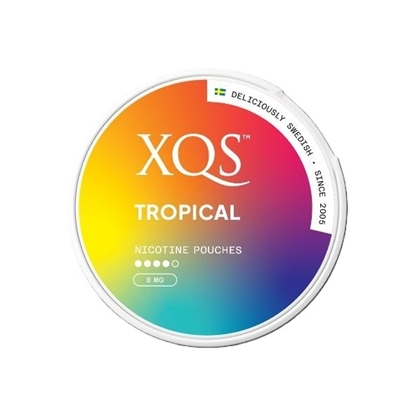 Picture of XQS NICOTINE POUCH TROPICAL 20x8MG CANS X 10