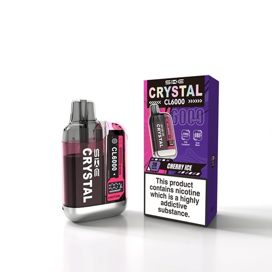 Picture of SKE CRYSTAL CL6000 KIT CHERRY ICE 20MG x 5