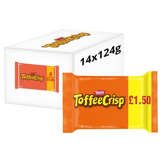 Picture of PM £1.50 TOFFEE CRISP 4 PK 31G X 14
