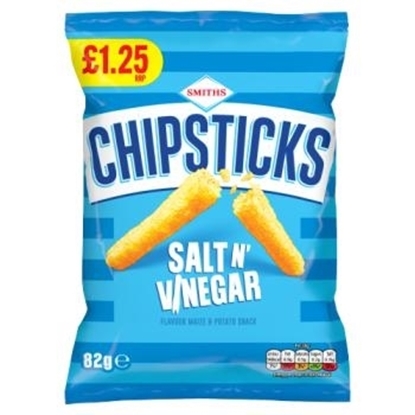 Picture of PM £1.25 CHIPSTICKS SALT & VINEGAR 82G X 18*