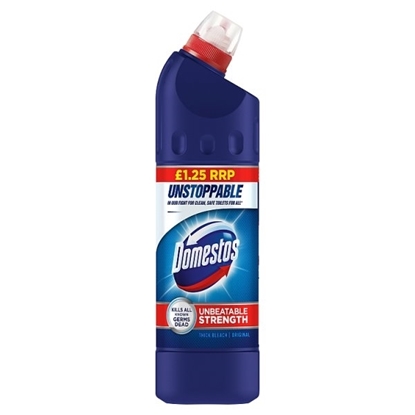 Picture of PM £1.25 DOMESTOS ORIGINAL BLEACH 750ML X 9