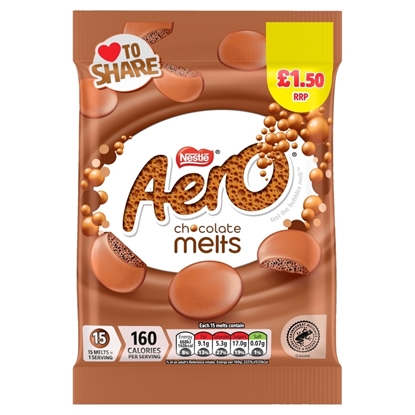 Picture of PM £1.50 AERO MELTS MILK 80g x 12