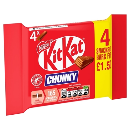 Picture of PM £1.50 KIT KAT CHUNKY 32G **4PK** X 24