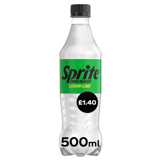 Picture of PM £1.40 SPRITE *ZERO* 500ML BOTTLE X 12