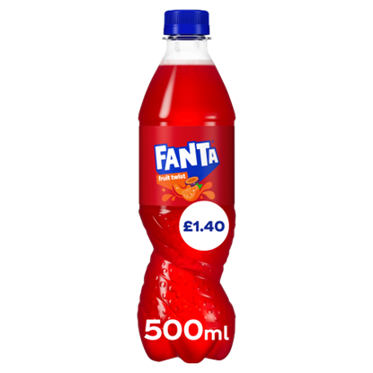 Picture of PM £1.40 FANTA FRUIT TWIST 500M BOTTLE x 12