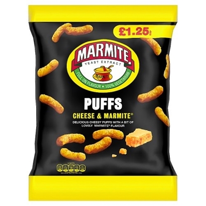 Picture of PM £1.25 MARMITE PUFFS 60G X 18
