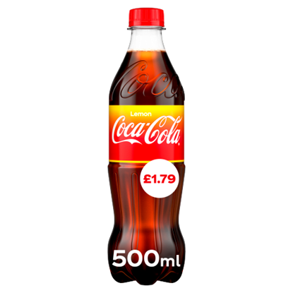 Picture of PM £1.79 COKE LEMON  500ML X 12