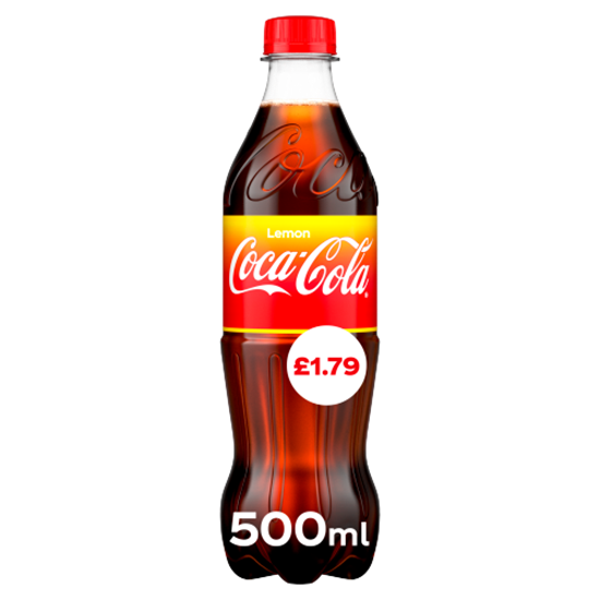 Picture of PM £1.79 COKE LEMON  500ML X 12