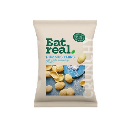 Picture of EAT REAL HUMMUS CHIPS SEA SALT 110g x 10