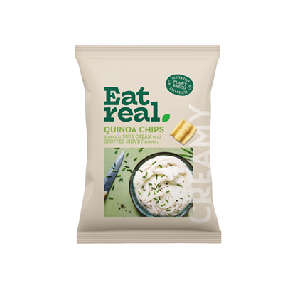 Picture of EAT REAL QUINOA SOUR CREAM & CHIVE 90g x 10