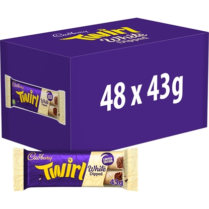 Picture of CADBURY TWIRL WHITE 43G X 48