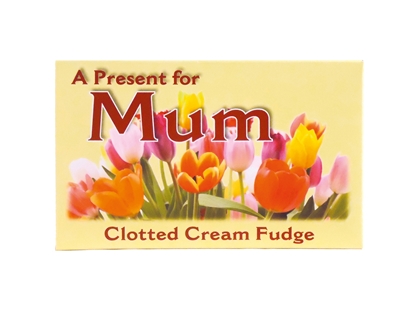 Picture of A PRESENT FOR MUM CLOTTED CREAM FUDGE 150G X 10