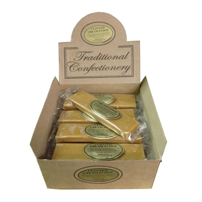 Picture of CANDY CREATIONS CLOTTED CREAM FUDGE BARS 130G X 16