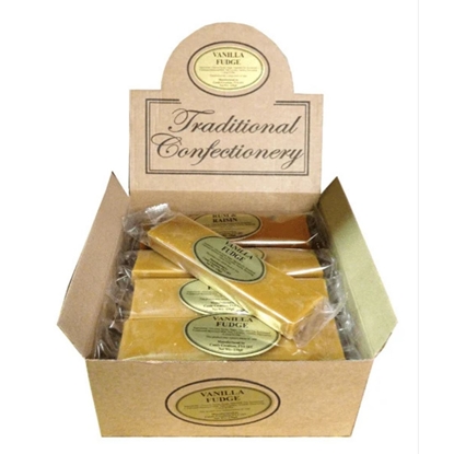 Picture of CANDY CREATIONS VANILLA FUDGE BARS 130G X 16