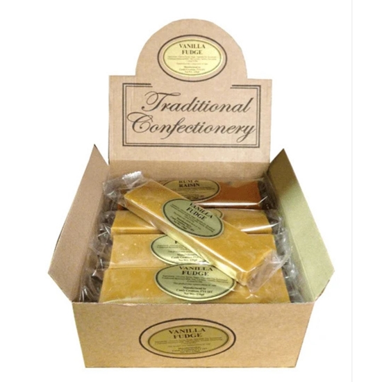 Picture of CANDY CREATIONS VANILLA FUDGE BARS 130G X 16