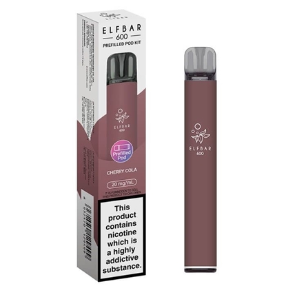 Picture of ELFBAR 600 POD KIT CHERRY COLA 20MG X 10
