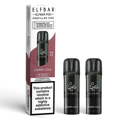 Picture of ELFBAR 600 POD CHERRY COLA 20MG 2PK X 10