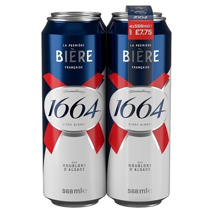 Picture of PM £7.75 KRONENBOURG 1664 568ML 4PK 