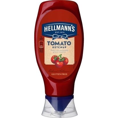 Picture of HELLMANNS TOMATO KETCHUP SQUEEZY 430ML x 8