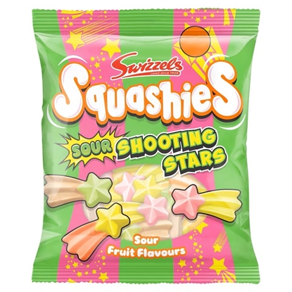 Picture of SWIZZELS SQUASHIES SOUR SHOOTING STARS 100G X 12