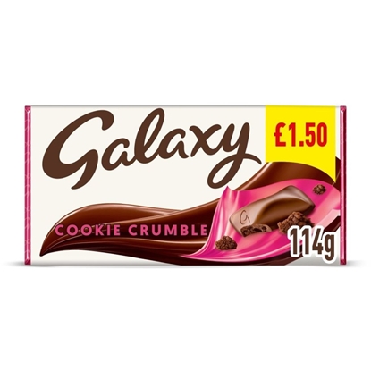 Picture of PM £1.50 GALAXY COOKIE CRUMBLE 114G X 24