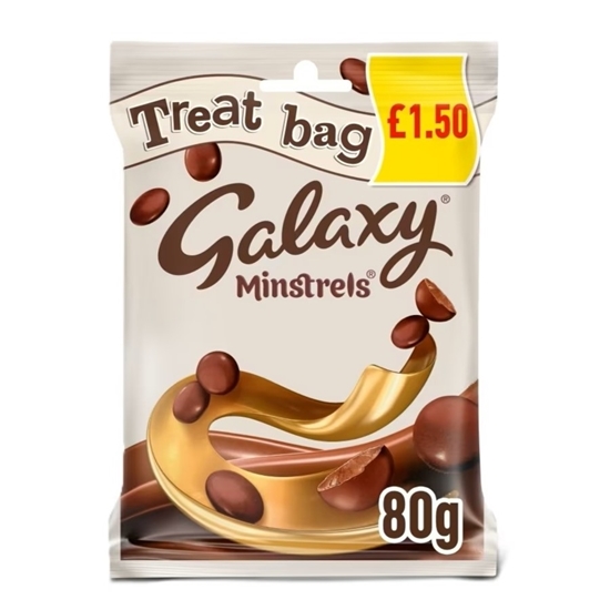 Picture of PM £1.50 GALAXY MINSTRELS TREAT BAG 80G x 20