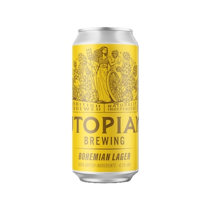 Picture of UTOPIAN BOHEMIAN PILSNER 4.2% 440ML X 24