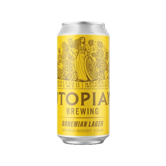 Picture of UTOPIAN BOHEMIAN PILSNER 4.2% 440ML X 24