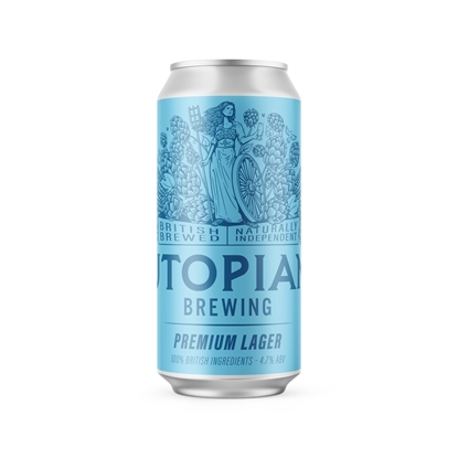 Picture of UTOPIAN PREMIUM HELLES 4.7% 440ML X 24