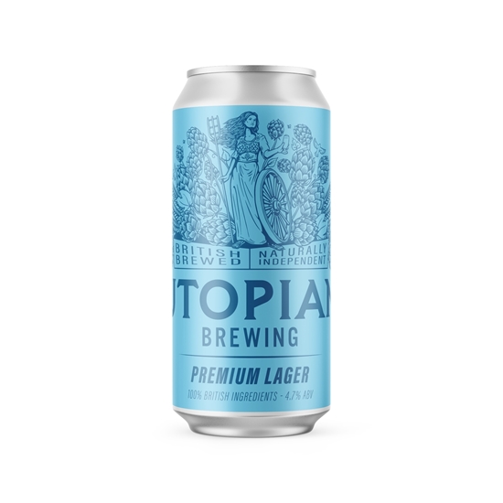 Picture of UTOPIAN PREMIUM HELLES 4.7% 440ML X 24