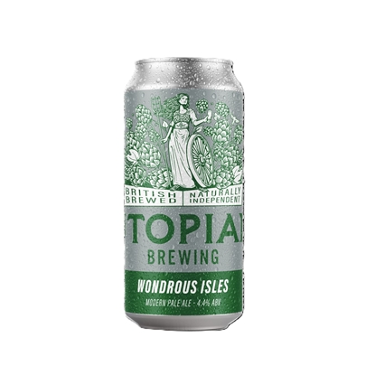 Picture of UTOPIAN WONDROUS ISLES PALE ALE 4.4% 440ML X 24