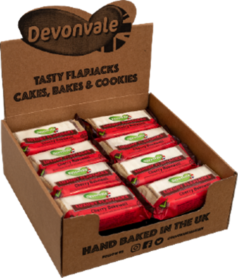 Picture of DEVONVALE CHERRY BAKEWELL FLAPJACK 95g x 24