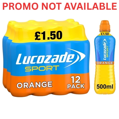 Picture of PM £1.50 LUCOZADE SPORT ORANGE 500ML X 12