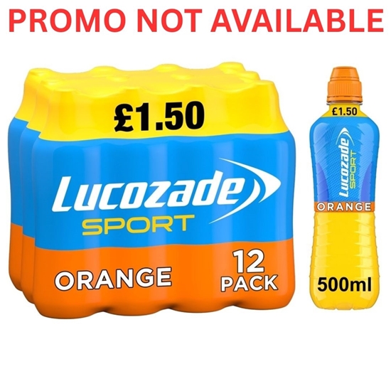Picture of PM £1.50 LUCOZADE SPORT ORANGE 500ML X 12 