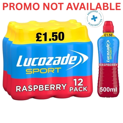 Picture of PM £1.50 LUCOZADE SPORT RASPBERRY 500ML X 12