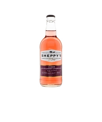 Picture of SHEPPYS BLACKBERRY & ELDERFLOWER 3.4% 500ML X 12