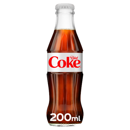 Picture of DIET COKE GLASS 200ML X 24
