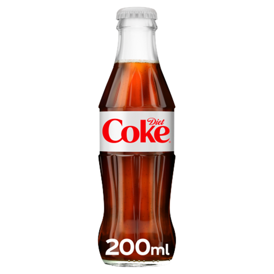 Picture of DIET COKE GLASS 200ML X 24