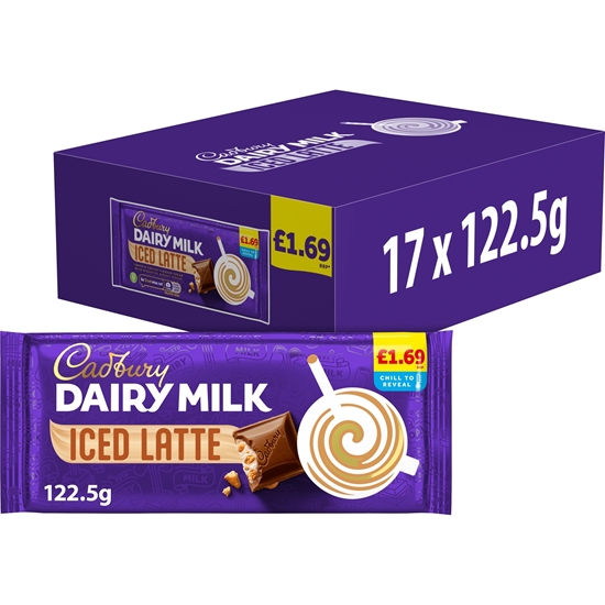 Picture of PM £1.69 CADBURY DAIRY MILK ICED LATTE 122.5G X 17